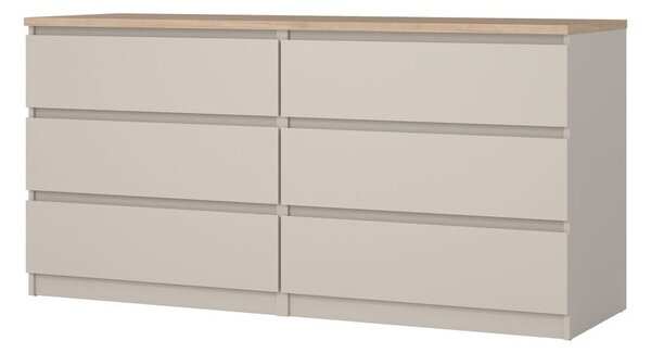 Кремав скрин 154x76x50 cm Naia – Tvilum