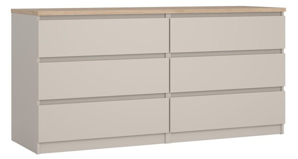 Кремав скрин 154x76x50 cm Naia – Tvilum