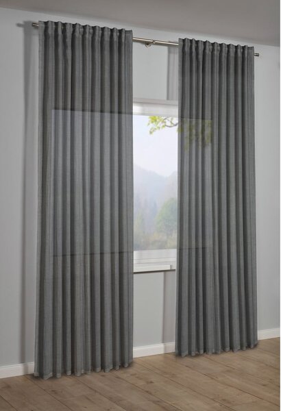 Тъмносива завеса 135x245 cm Etamine – Sehlbach