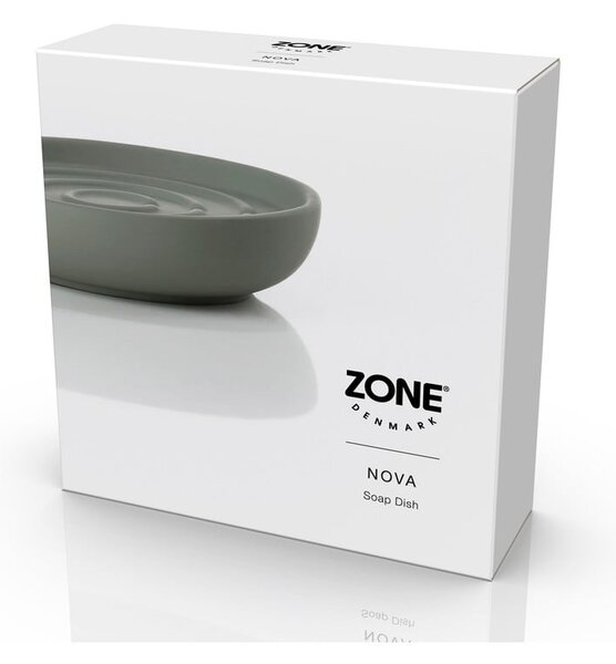 Зелена порцеланова поставка за сапун Nova - Zone