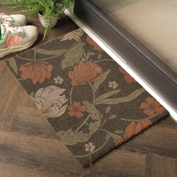 Изтривалка от кокосови влакна 40x60 cm William Morris Rose – Artsy Doormats