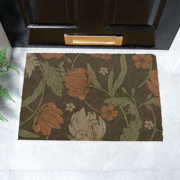 Изтривалка от кокосови влакна 40x60 cm William Morris Rose – Artsy Doormats