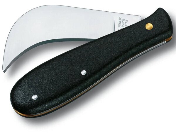 Нож за подрязване Victorinox Pruning Knife L, неръждаема стомана, черен