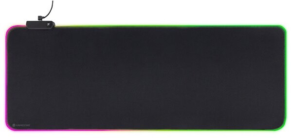 Подложка за мишка Tracer Gamezone Maxi RGB, гейминг, черна, 800 x 300 x 4 мм