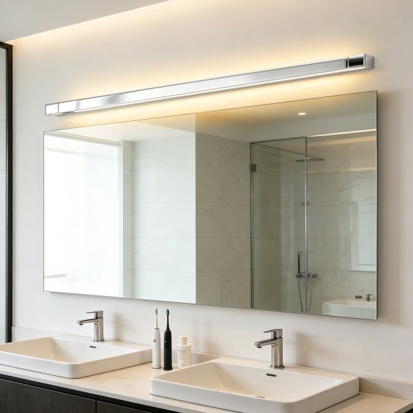 Brilagi - LED осветление за огледало за баня AQUA LINE LED/36W/230V 120 cm IP44 лъскав хром