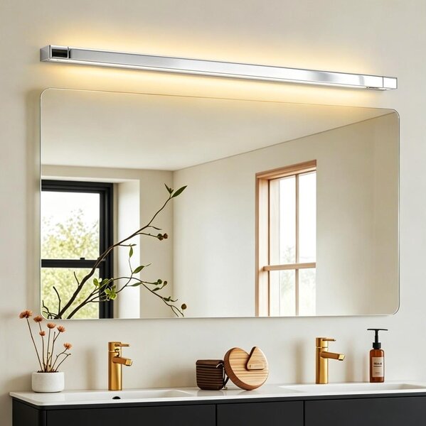 Brilagi - LED осветление за огледало за баня AQUA LINE LED/36W/230V 120 cm IP44 лъскав хром