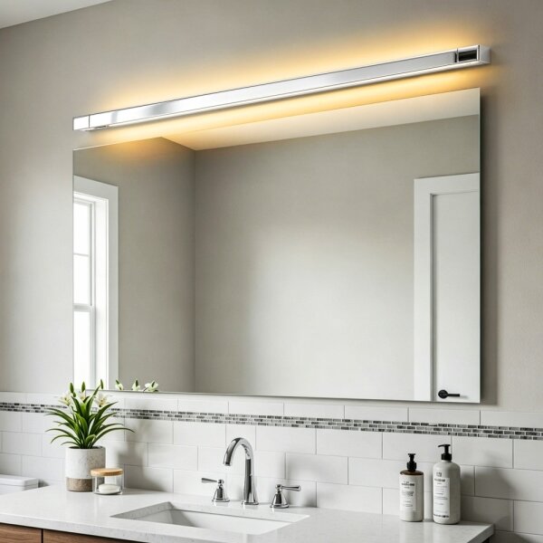 Brilagi - LED осветление за огледало за баня AQUA LINE LED/36W/230V 120 cm IP44 лъскав хром