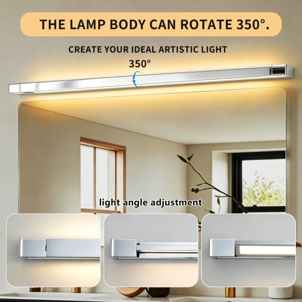 Brilagi - LED осветление за огледало за баня AQUA LINE LED/36W/230V 120 cm IP44 лъскав хром