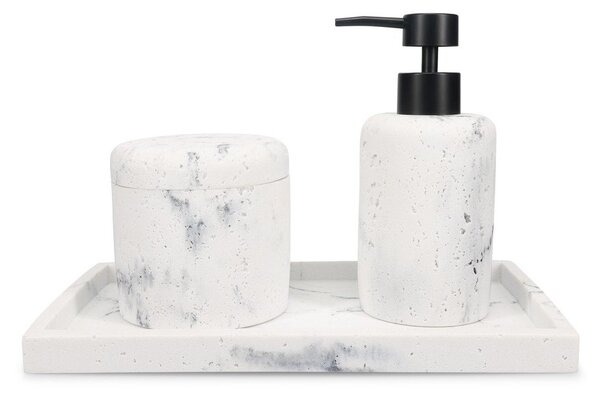 Бял диспенсер за сапун от полиресин 250 ml Suds – S|P Collection