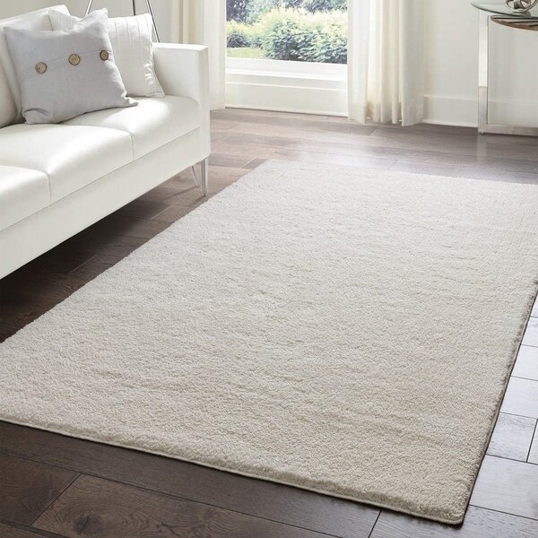 Килим подходящ за пране в цвят слонова кост 80x150 cm Super Snug – Asiatic Carpets