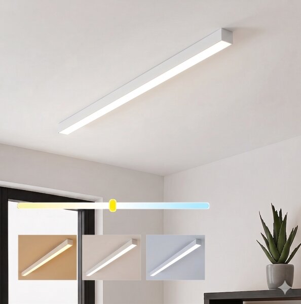 Brilagi - LED приставено таванно осветително тяло FULLDAY LED/30/40/50W/230V 2700/4000/6000K бяло