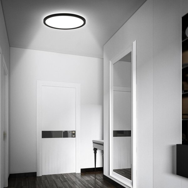 Briloner - LED плафон за баня със сензор MOVE LED/18W/230V IP44 Ø 29 см бял