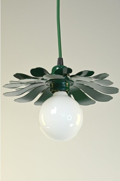 Bohemia-Design - Полилей на кабел 1xE27/60W/230V, зелен