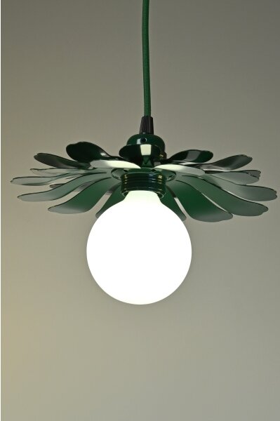 Bohemia-Design - Полилей на кабел 1xE27/60W/230V, зелен