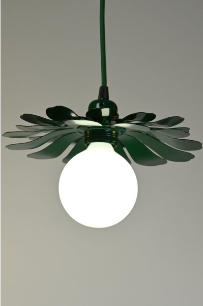 Bohemia-Design - Полилей на кабел 1xE27/60W/230V, зелен