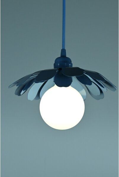 Bohemia-Design - Полилей на кабел 1xE27/60W/230V в синьо