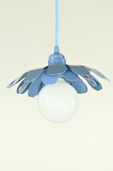 Bohemia-Design - Полилей на кабел 1xE27/60W/230V в синьо