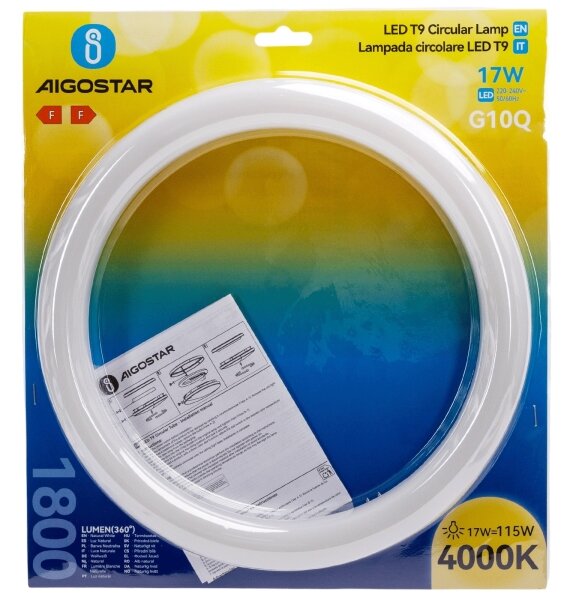 LED флуоресцентна тръба G10q/17W/230V 4000K - Aigostar