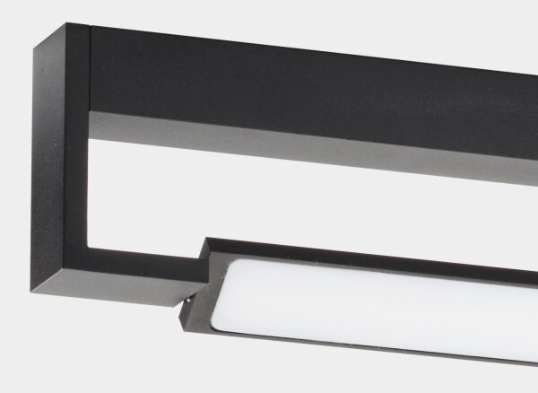 LED Аплик за баня DEKSTER LED/36W/230V IP44 черен