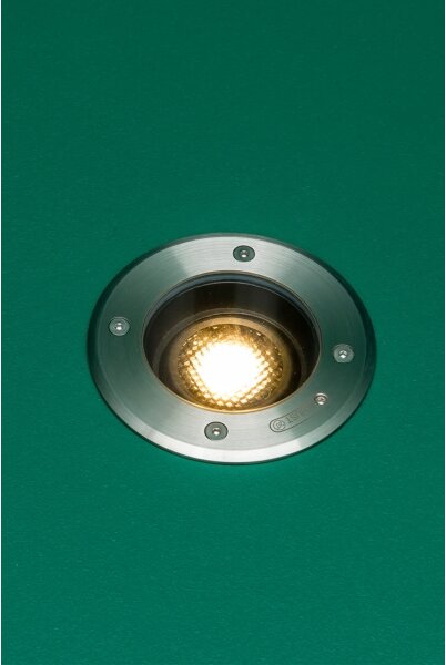 FARO 70310 - Външно осветително тяло за настилка GEISER 1xGU10/8W/230V IK08 IP67 неръждаема стомана