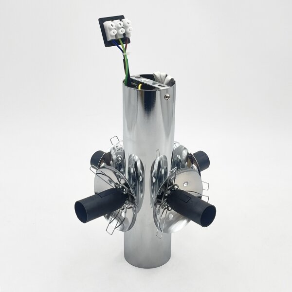 Плафон SFERIO 4xE14/5W/230V лъскав хром/прозрачен