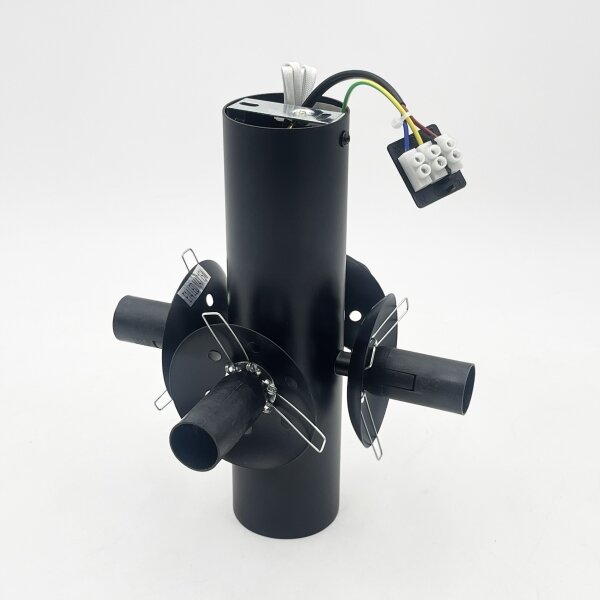 Плафон SFERIO 4xE14/5W/230V черен/прозрачен