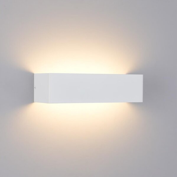 Brilagi - LED външно стенно осветително тяло DONNANI LED/12W/230V бяло IP44