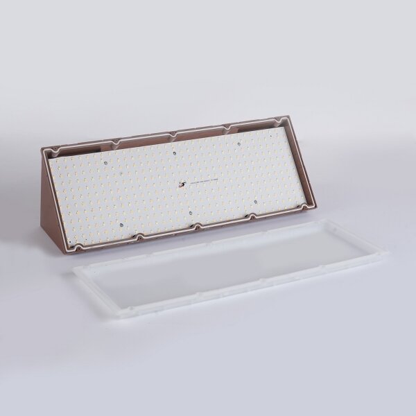 Brilagi - LED външно стенно осветително тяло TRIANGLE LED/42W/230V, кафяво, IP65