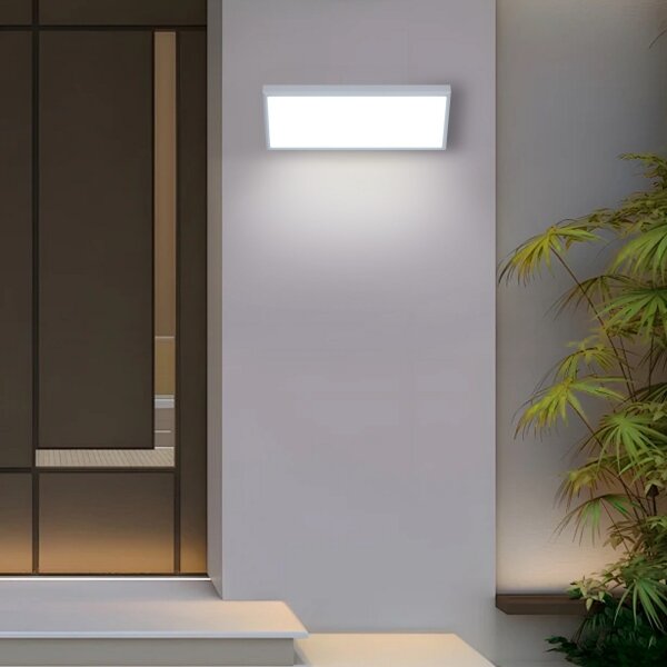 Brilagi - LED външна стенна лампа TRIANGLE LED/42W/230V бяла IP65