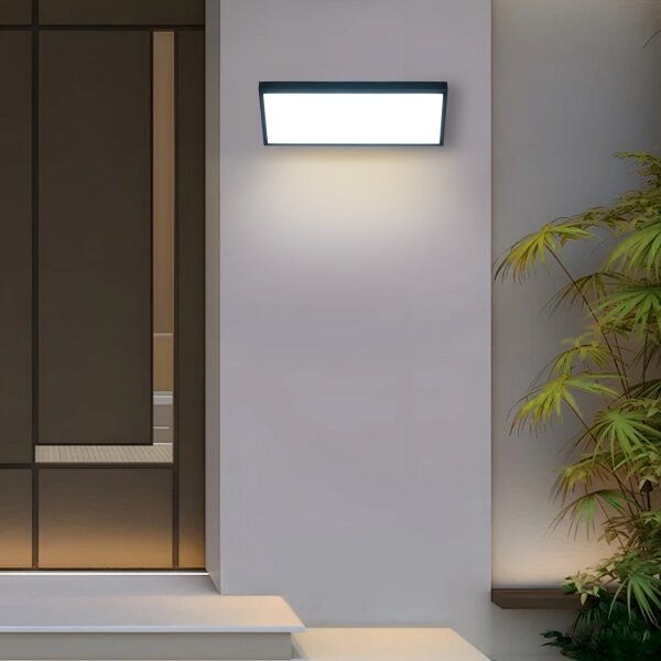 Brilagi - LED външно стенно осветително тяло TRIANGLE LED/42W/230V черно IP65
