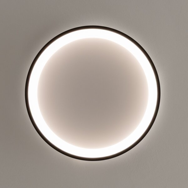 Brilagi - LED димируем таванен плафон FALCON SLIM LED/42W/230V Ø 50 см черен + дистанционно