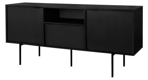 Черна маса за телевизор 180x79x50 cm Bau – noo.ma