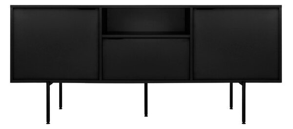 Черна маса за телевизор 180x79x50 cm Bau – noo.ma
