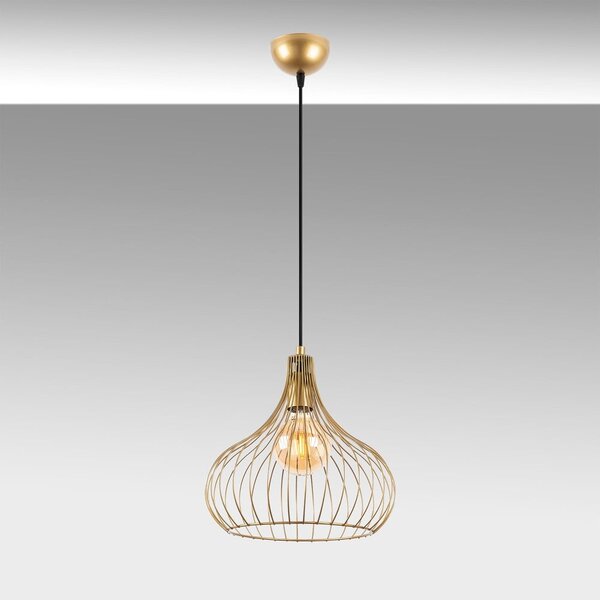 Висящо осветително тяло с метален абажур ø 22 cm Teldemia – Opviq lights