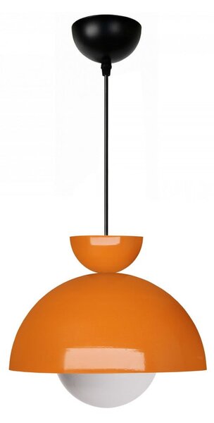 Оранжево висящо осветително тяло с метален абажур ø 25 cm Arta – Opviq lights