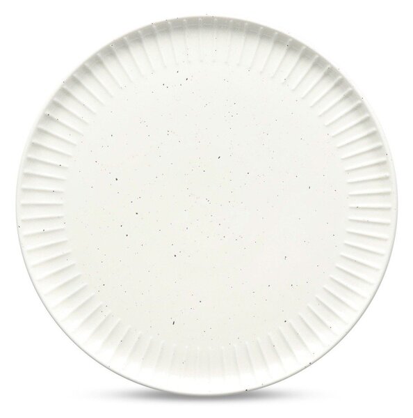 Бяла десертна чиния ø 21 cm Ora Gloss – Salt&Pepper