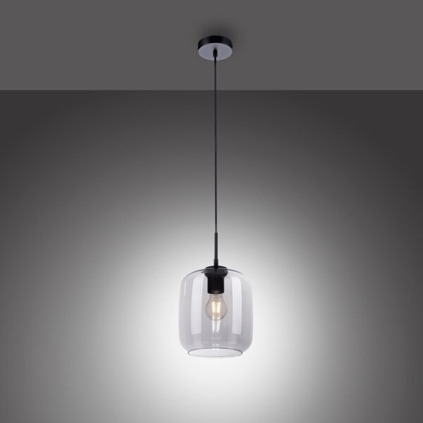 Paul Neuhaus 2002-25 - Пендел SHITAKE 1xE27/10W/230V Ø 20 см опушен