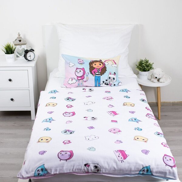 Памучно детско спално бельо 100x135 cm Gabby's Dollhouse "Sugar Dream" – Jerry Fabrics