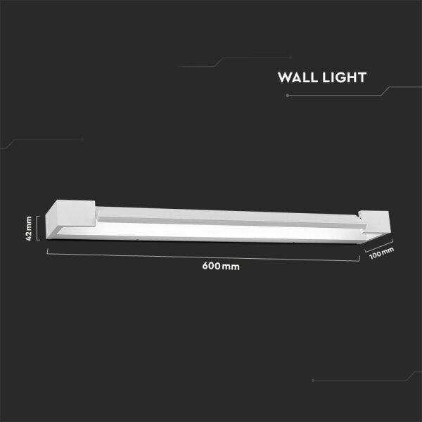LED Лампа за огледало в баня LED/18W/230V 4000K IP44 бял