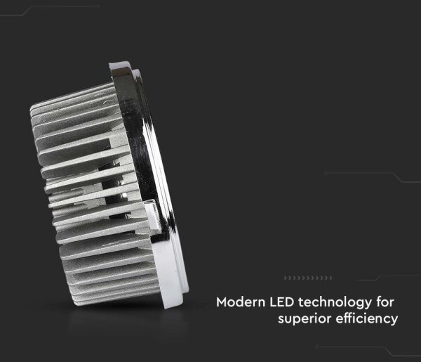 LED Спот за вграждане LED/20W/230V 4000K Ø 11 см лъскав хром