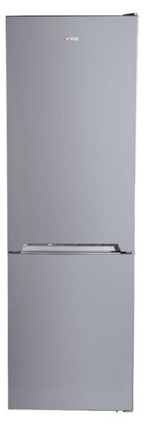 Хладилник VOX NF 3730 IXF, 331 л, Клас F, Реверсивни врати, No Frost, Режим на бързо замразяване, Инокс