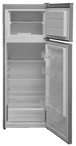 Хладилник VOX KG 2630 SE, 213 л, Клас E, Реверсивни врати, R600a, Сив