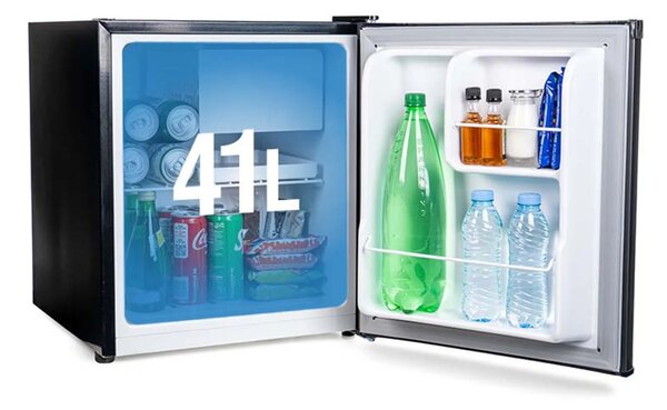 Хладилник мини бар Muhler MB51IE, 41 л, Клас E, Реверсивна врата, R600a, Инокс