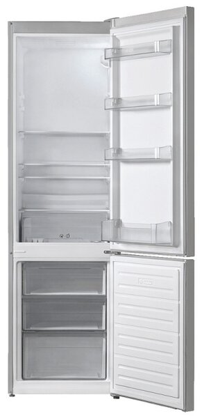Хладилник VOX KK 3400 SE, 288 л, Клас E, Реверсивни врати, R600a, Сив