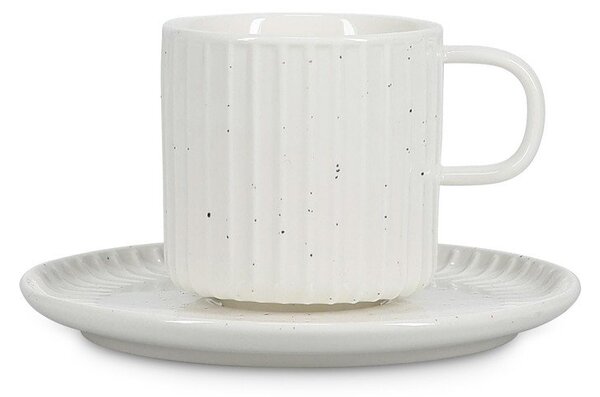 Бяла чинийка ø 14,5 cm Ora Gloss – Salt&Pepper