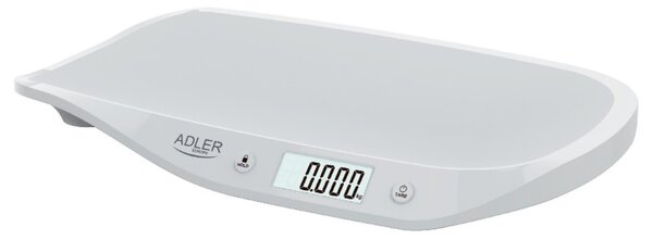Бебешка везна Camry CR 8185, До 20 кг, LCD дисплей, Функция HOLD, ТАРА, Автоматично изключване, Бял