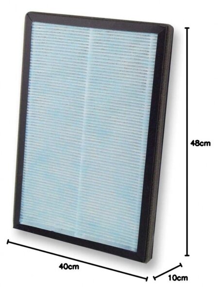Пречиствател за въздух Esperanza EHP003, 43W, 50 м2, 190 м³/ч, 3 режима, 3 скорости, LCD, HEPA, Touch, Дистанционно, Бял