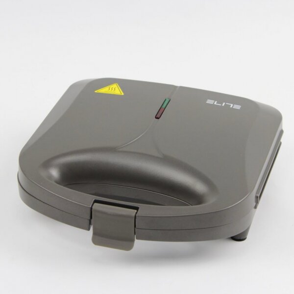 Гофретник ELITE EWM-0164, 700W, 6 нива, Стоп, Равномерно препичане, Неръждаема стомана, Сив/инокс