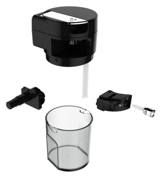 Кафеавтомат Krups Arabica Latte EA819E10, 1450W, 15 bar, 1.7 l, LCD, 5 програми, 3 функции, 3 настройки за темп. и аромат, Milk Comfort / One Touch Cappuccino, Черен