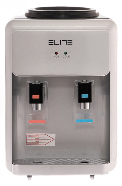 Диспенсър за вода ELITE WDE-2539GR, Затопляне 5 л/ч, Охлаждане 0.75 л/ч, Бял